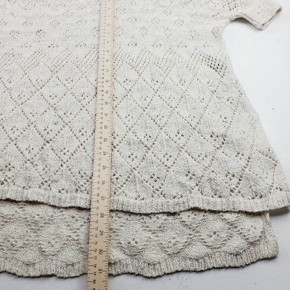Anthropologie Women Knitted Knotted Embroidered Launa Tunic Sweater Size XS/S - Picture 8 of 12